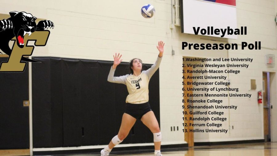 Preseason polls have the Panther volleyball team finishing 12th in ODAC