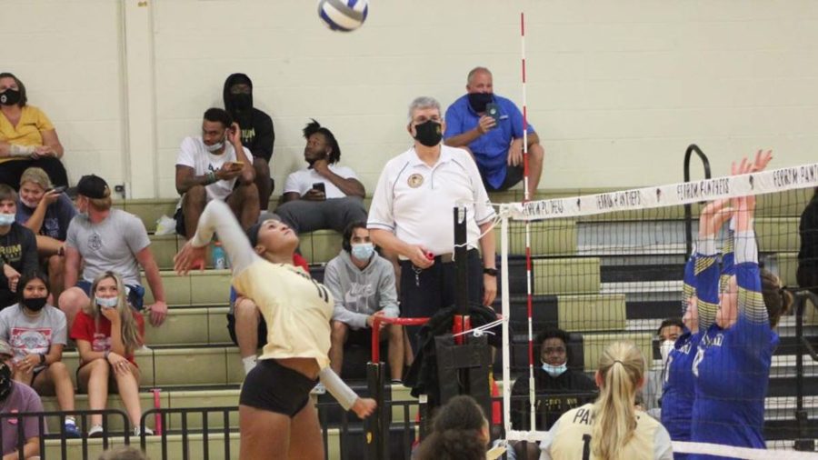 Taylor Joyner, sophomore, had a combined 21 kills over the first two matches.