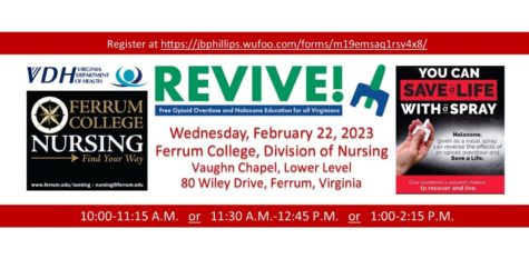 REVIVE training will be held on Feb. 22 in Vaughan Chapel.