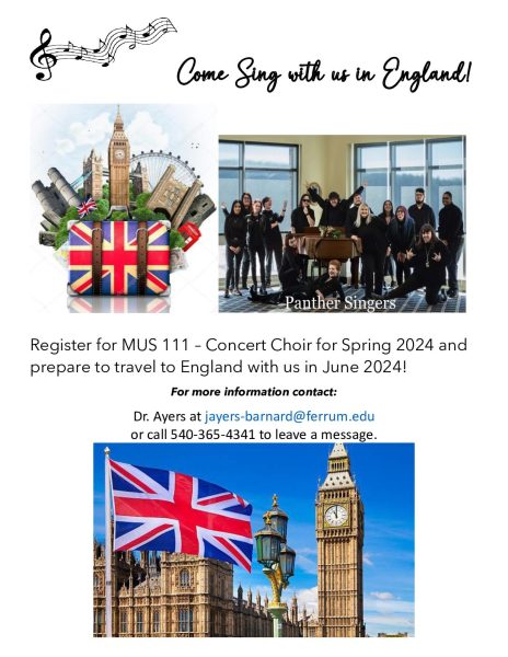 Music Department Plans England Trip