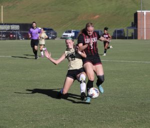 Senior captain Haley Woodward hopes to end her soccer career leaving the program better than she found it.