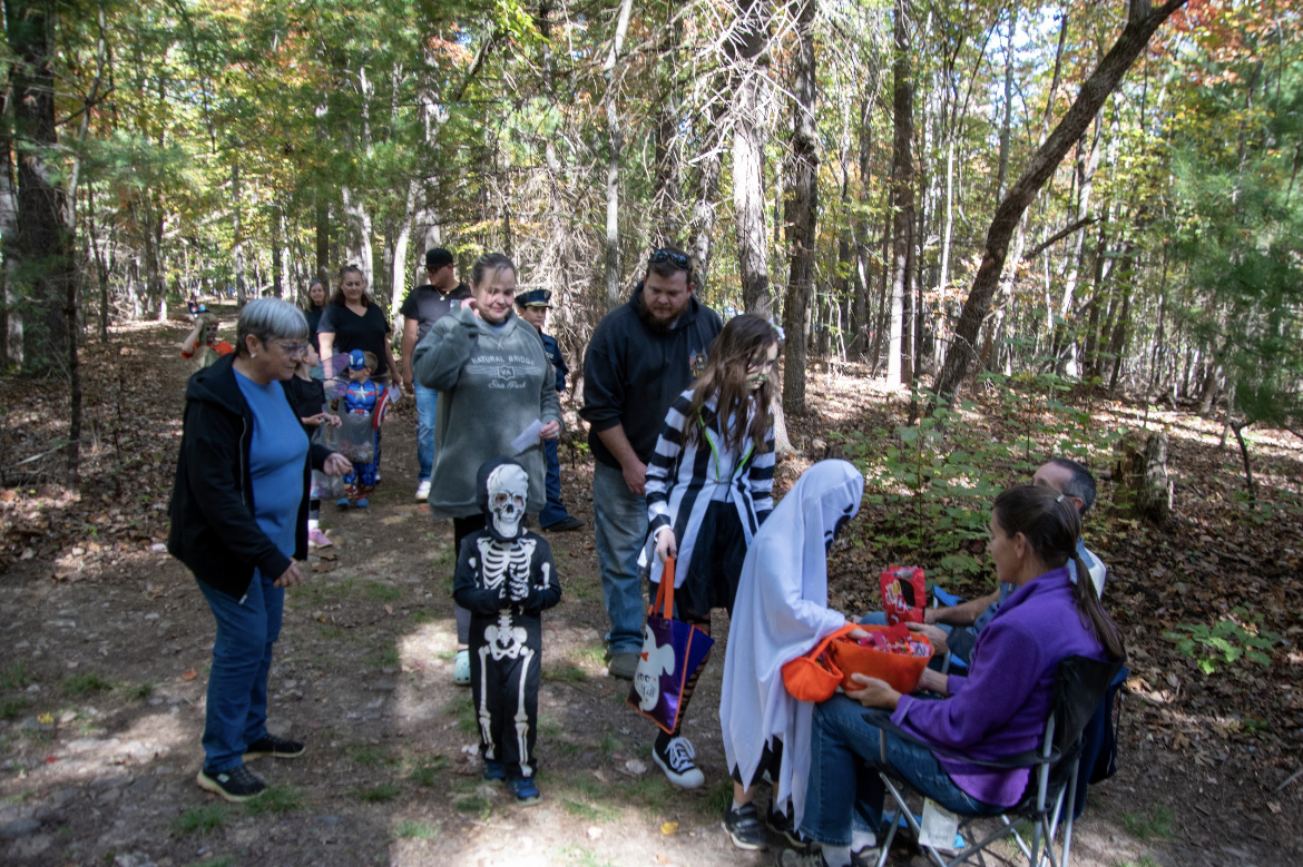 FOFP hosted a Trick-or-Treat Trail on the land acquired by the non-profit.