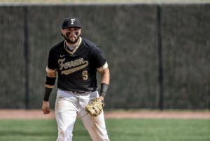 Senior Shawn Baxter earned All-ODAC second team at first base.