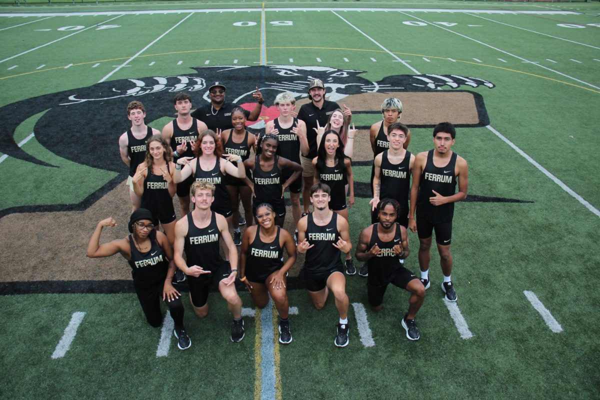The Women's and Men's Cross Country teams pose for a photo as they begin the Fall 2025 season.