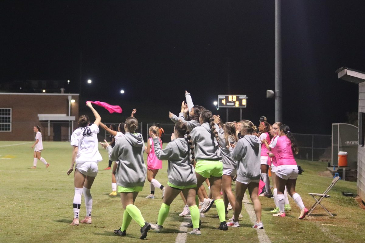 The women's soccer team celebrates the first-ever Division II victory in school history in any sport. The Panther's knocked off Shaw university 4-0 in the debut matchup.