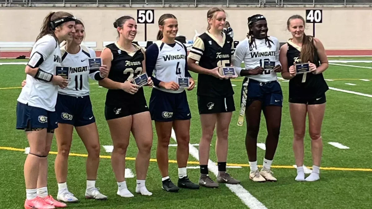 Ferrum's (Left to Right in Black Jerseys) Jaden Hiers, Samantha Pitzer, and Macy Taylor were named to the All-Tournament Team.